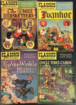 CLASSICS ILLUSTRATED 1 - 135 38 Vintage Golden Age Comics Great Literature Story 2