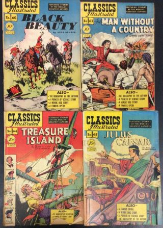 CLASSICS ILLUSTRATED 1 - 135 38 Vintage Golden Age Comics Great Literature Story 5