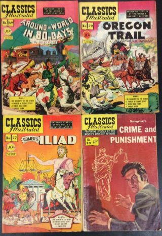 CLASSICS ILLUSTRATED 1 - 135 38 Vintage Golden Age Comics Great Literature Story 6