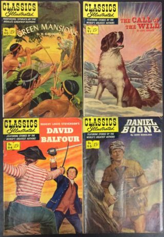 CLASSICS ILLUSTRATED 1 - 135 38 Vintage Golden Age Comics Great Literature Story 7