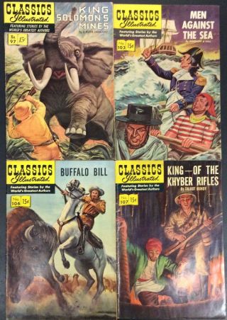 CLASSICS ILLUSTRATED 1 - 135 38 Vintage Golden Age Comics Great Literature Story 8