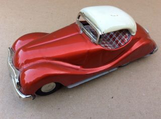 Roadster Tin Toy Car Vintage Tin Litho Toy Car Japan Tin Toy Car? Marx?