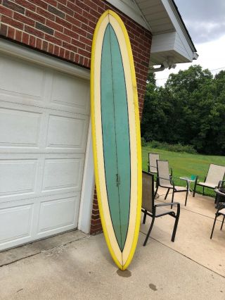 Phil Edwards Vintage Surf Board Purchased In Hawaii 1967 9 Ft 6 Inches 2