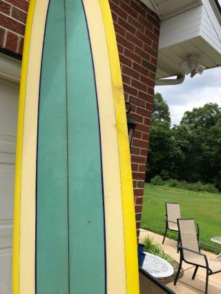 Phil Edwards Vintage Surf Board Purchased In Hawaii 1967 9 Ft 6 Inches 3