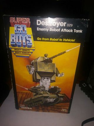 Go Bots Destroyer Tonka Vintage Gobots 100 Complete 1984 German