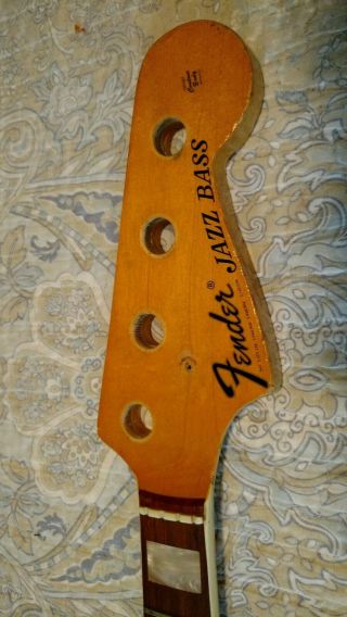 1972 Fender Jazz Bass Neck Vintage