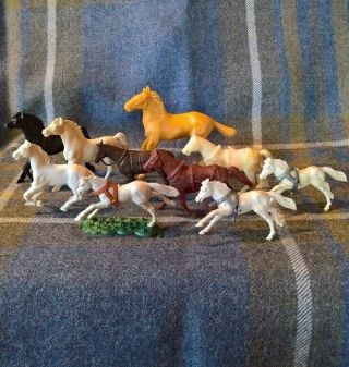 Vintage Plastic Horse Toys 1960s