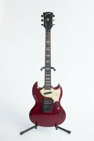 Gibson Sg 90 Double,  Rare Electric Guitar Vgc,  Heritage Cherry Red W/hsc