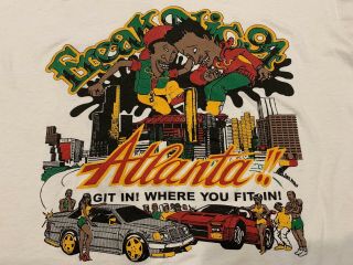 Vintage 1994 Atlanta Freaknik Tee Shirt Single Stitch Bootleg Beavis & Butt Head