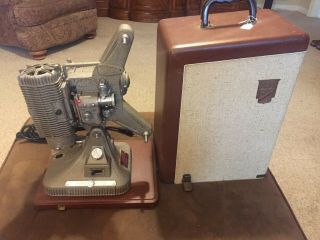 Vintage Keystone Regal K 109 8mm Movie Projector W Case And Accessories
