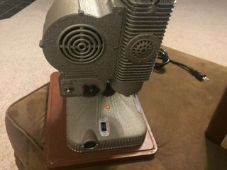 VINTAGE KEYSTONE REGAL K 109 8MM MOVIE PROJECTOR w CASE and Accessories 6