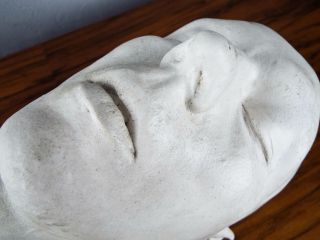 Vintage Life Death Mask Plaster Sculpture Male Figure Macabre Oddity Decorative 10
