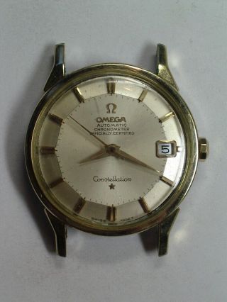 Vintage 2 Tone Omega Constelation 168.  005 Wristwatch Caliber 561 Automatic
