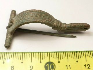 3219 Ancient Roman bronze fibula 3 - 4 century AD 2