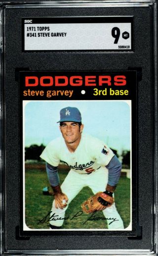 1971 Topps Steve Garvey Rookie Sgc 9 Tough Dodgers Rare Pop 5