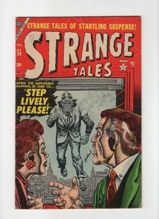 Strange Tales 33 Vintage Marvel Atlas Comic Pre - Hero Horror Golden Age 10c