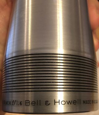 Vintage Bell & Howell 16mm Projection 4” F/1.  6 Lens Part No.  201004 Box 3