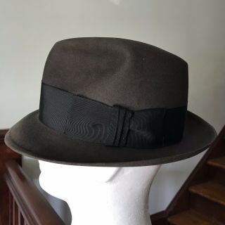 Vintage Stetson One Hundred Men’s Hat Fedora John B Stetson Co