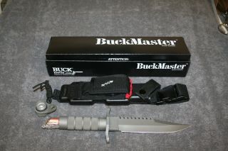 BUCK KNIFE MODEL 184 BUCKMASTER - 1987 - RARE 5TH VERSION 1 OF 976 - NIB/NOS 10