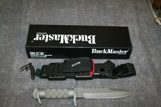 BUCK KNIFE MODEL 184 BUCKMASTER - 1987 - RARE 5TH VERSION 1 OF 976 - NIB/NOS 11