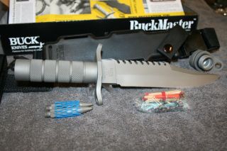 BUCK KNIFE MODEL 184 BUCKMASTER - 1987 - RARE 5TH VERSION 1 OF 976 - NIB/NOS 2
