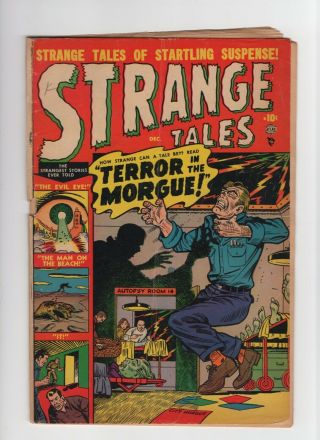 Strange Tales 4 Vintage Marvel Atlas Comic Pre - Hero Horror Golden Age 10c