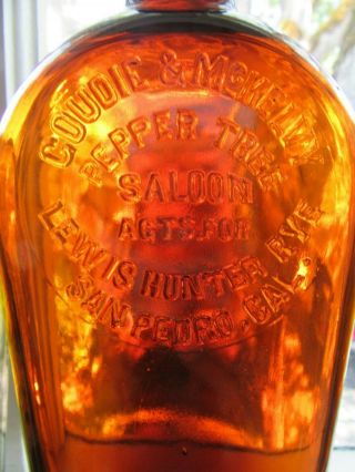 Extremely Rare Western Saloon Flask 2