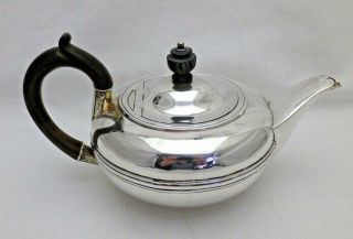 Antique Solid Sterling Silver Bachelor Teapot London 1904