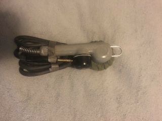 vintage microphone signal corps,  T - 17 - D,  CAAG,  gray,  w/cord and plug 4