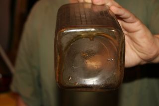 Vintage 1940 ' s Texaco Motor Oil Gas Station Glass Bottle Jar Can Sign 5