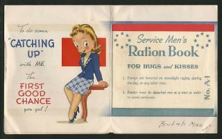 World War II Soldier ' s Greeting Card & Coupons 