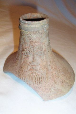 Bellarmine Face Mask 17th Century A.  D.  Bartmann Stoneware Salt Glazed (1)