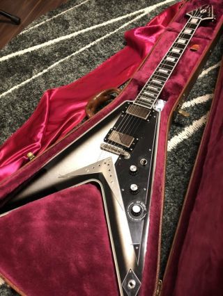 Epiphone Ltd Ed Brent Hinds Flying - V Custom Mastodon Rare Ems F/s