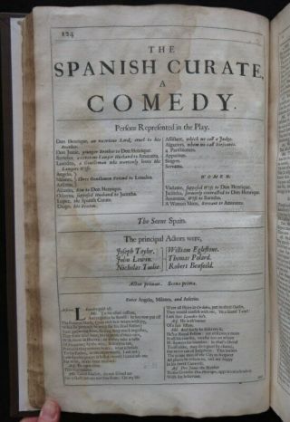 V Rare BEAUMONT & FLETCHER 1679 2nd Folio SHAKESPEARE Plays TWO NOBLE KINSMEN 6