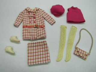 Vintage Barbie Skipper Doll 1946 " Glad Plaids " Complete Set 1967 Rare