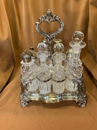 Mid To Late 18th C.  English Cruet Set