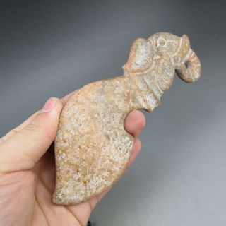 China,  jade,  hongshan culture,  natural jade,  The elephant,  pendant A29 4