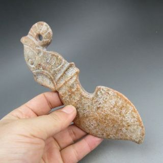 China,  jade,  hongshan culture,  natural jade,  The elephant,  pendant A29 5