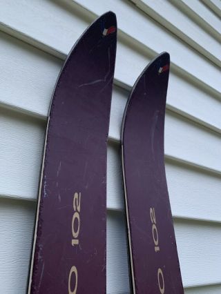 Vintage Rossignol Strato 102 Skis 203cm with Geze 952 bindings RARE 4