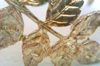 Rare Solid Silver Gold Gilt Ruby Glass Wedding Anniversary Pot Pourri Bowl 1988 6