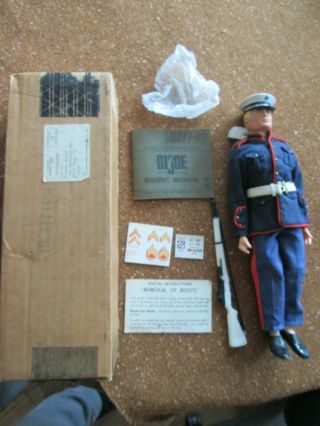 1964 Vintage Gi Joe 1968/69 Post Cereal Dress Marine Mail Away