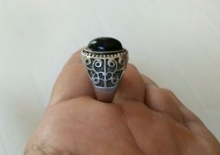 Rare Ancient Viking Ring Silver Color Artifact Quality Very Stunning