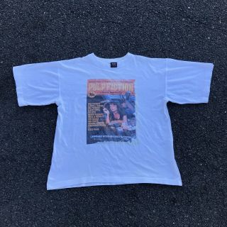 Vintage 1994 Pulp Fiction Movie Promo Shirt Rare White Size Xl