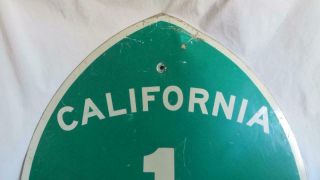 Vintage Retired California Highway Sign 