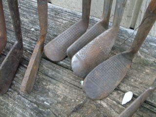 26 Vintage Antique Wooden Golf Clubs Spaulding Beagan Clancy Hagen Spoon JWX Tom 10