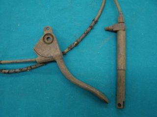 Indian Hedstrom Hendee Hand Brake Lever Assembly antique motorcycle 11