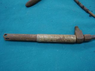 Indian Hedstrom Hendee Hand Brake Lever Assembly antique motorcycle 3