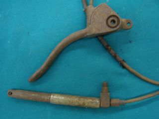 Indian Hedstrom Hendee Hand Brake Lever Assembly antique motorcycle 4
