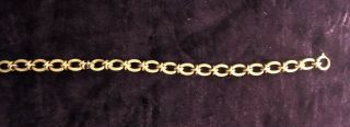 Vintage 18k / 750 Mep Chain Bracelet 8.  8 Grams