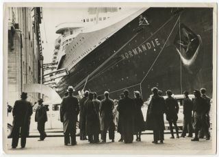 Eric Shaal: Ss Normandie,  France,  1935/ Time - Life/ Pix Agency / Vintage/ Stamped